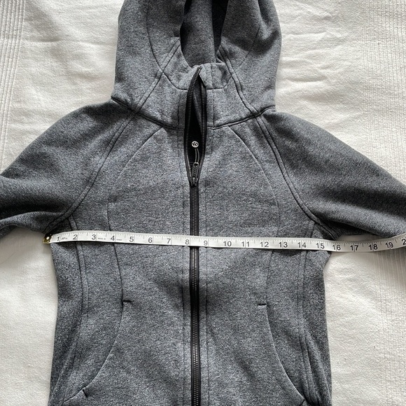 lululemon Gray Scuba Hoodie Size 2 - Picture 8 of 10